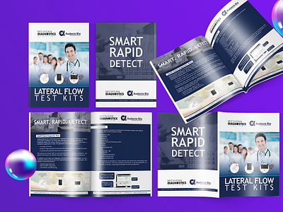 Clinical Product Brochure clean clinic clinic flyer clinical minimal minimalistic product brochure