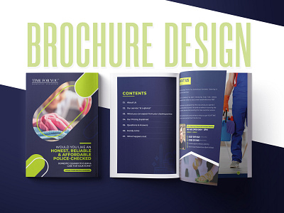 Company Brochure branding brochure brochure design brochure layout clean company design flyer design profile