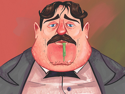 Fat Guy book illustration cartooning character design design illustration photoshop