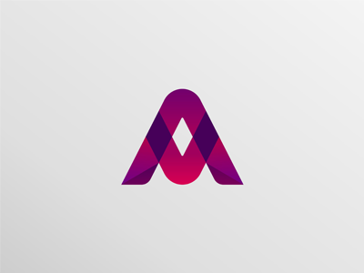 A a cloud gradient purple service symbol