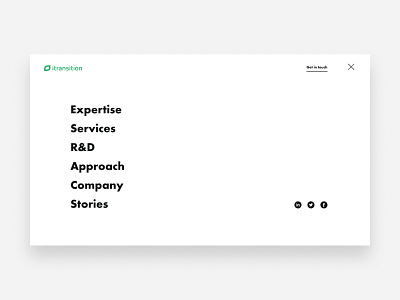 Redesign of Itransition website and identity