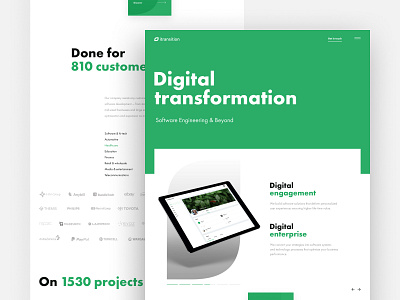 Redesign of Itransition website and identity