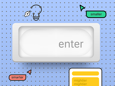 Enter: Design animation figma design illustration