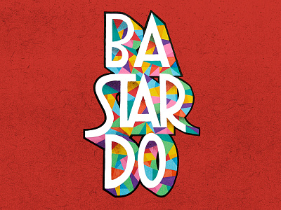 Bastardo illustration lawerta lettering letters typography