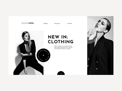 Fashion e-commerce concept design ecommerce fashion shop store ui uidesign webdesign