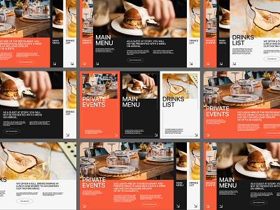 Restaurant Website Design concept design food restaurant ui uidesign webdesign website