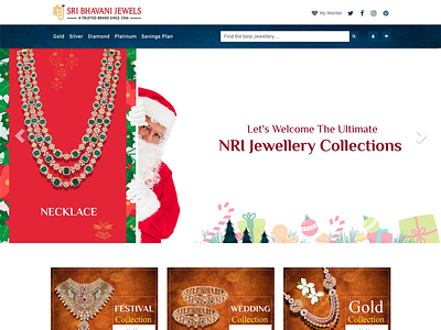 Sri Bhavani Jewellery E-Commerce aviabird design e commerce redesigning ui ux