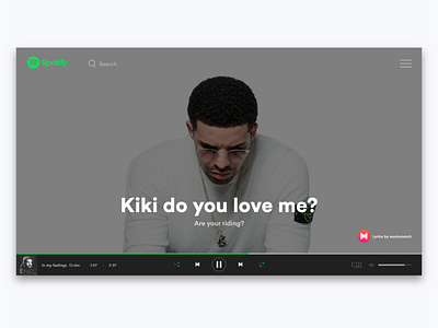 Spotify concept.