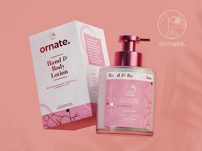 Oranate's packaging brand branding cosmetic design graphic design illustration logo typography vector