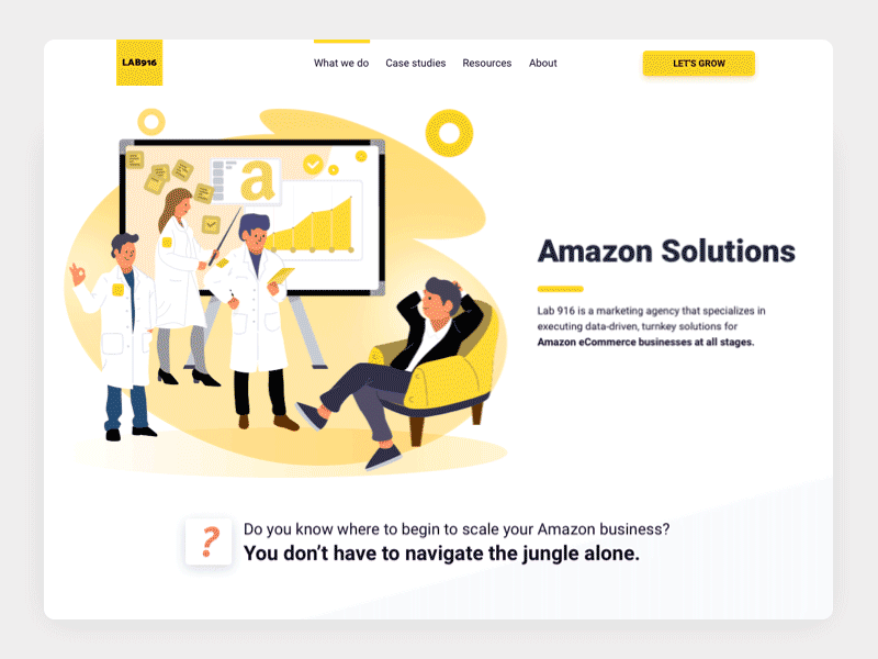 Lab animation app art brand branding character clean design flat graphic design illustration logo minimal mobile sketch ui ux vector web website