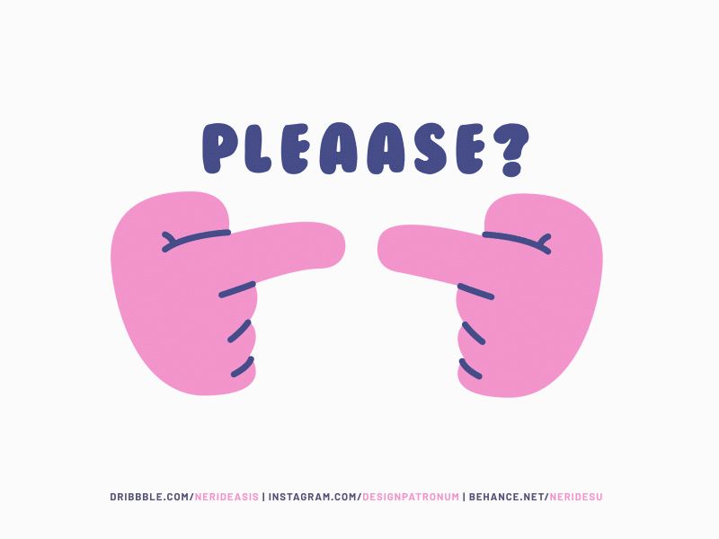 Animated Reactions - Please by Neri De Asis on Dribbble