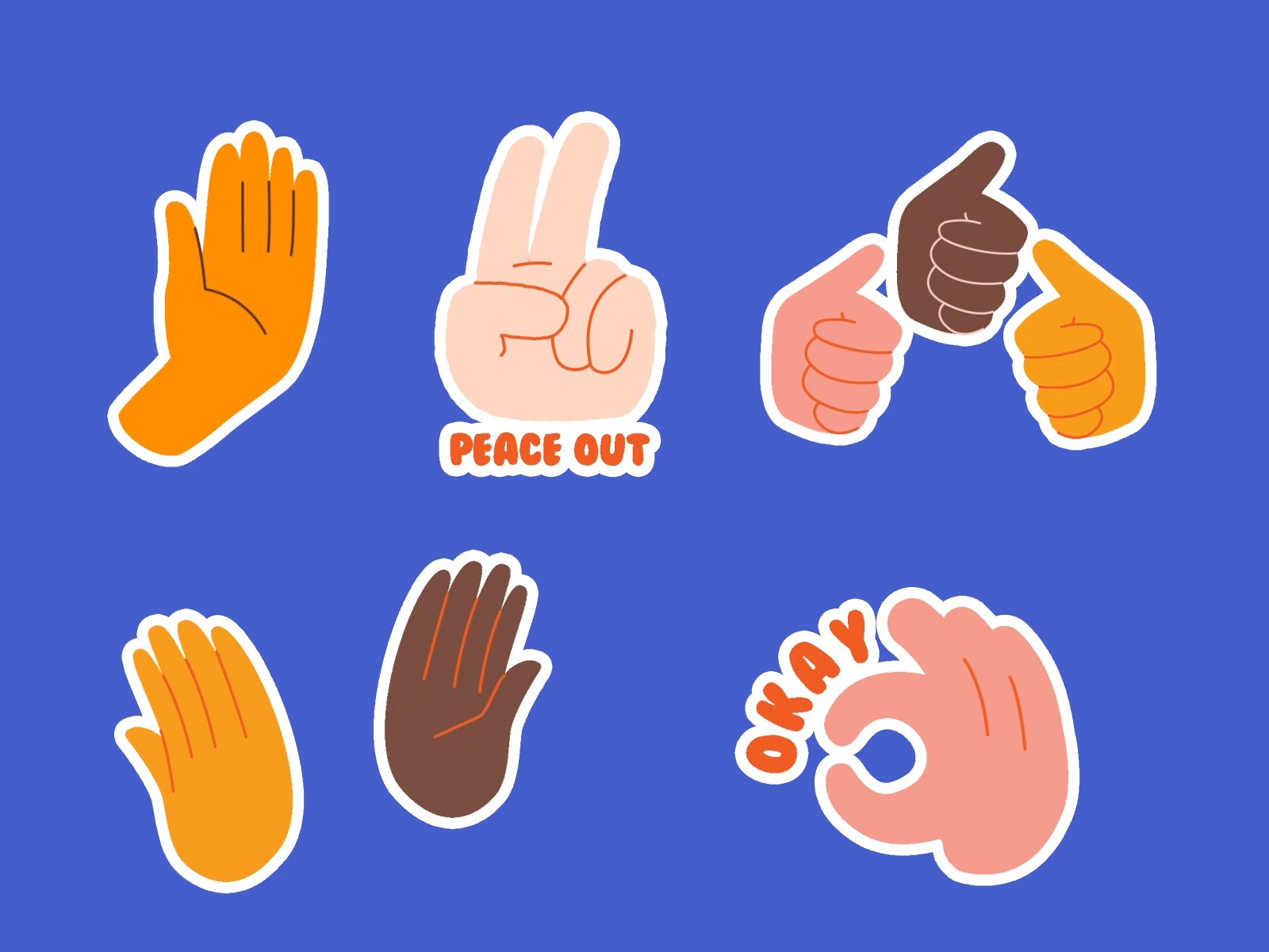 Animated Hand Gestures by Neri De Asis on Dribbble