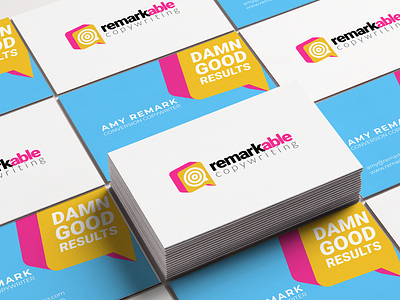 Remarkable Copywriting - Logo & Business Cards branding business card design design illustration logo personalbranding vector