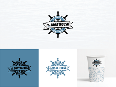 The Boat House Restaurant adobe ilustrator art branding design icon illustration logo logotype restaurant seafood vector