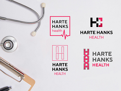 HH HEALTH adobe ilustrator art branding design graphic design health healthcare illustration logo medical typography vector
