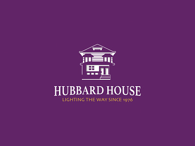 Hubbard House branding charity design icon illustration logo not for profit vector