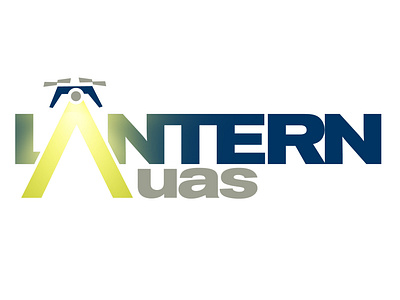 Lantern UAS branding logo logodesign typographic