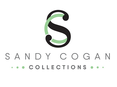 Sandy Cogan Collections branding logo logodesign typographic