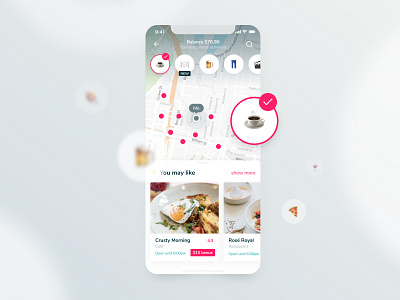 UI map ideation - Beam App app branding concept design emoji interface jajadesign mobile sydney ui ux