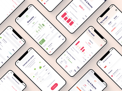 UI - Pocketbook app design designer fintech interface jajadesign mobile sydney ui uiux ux