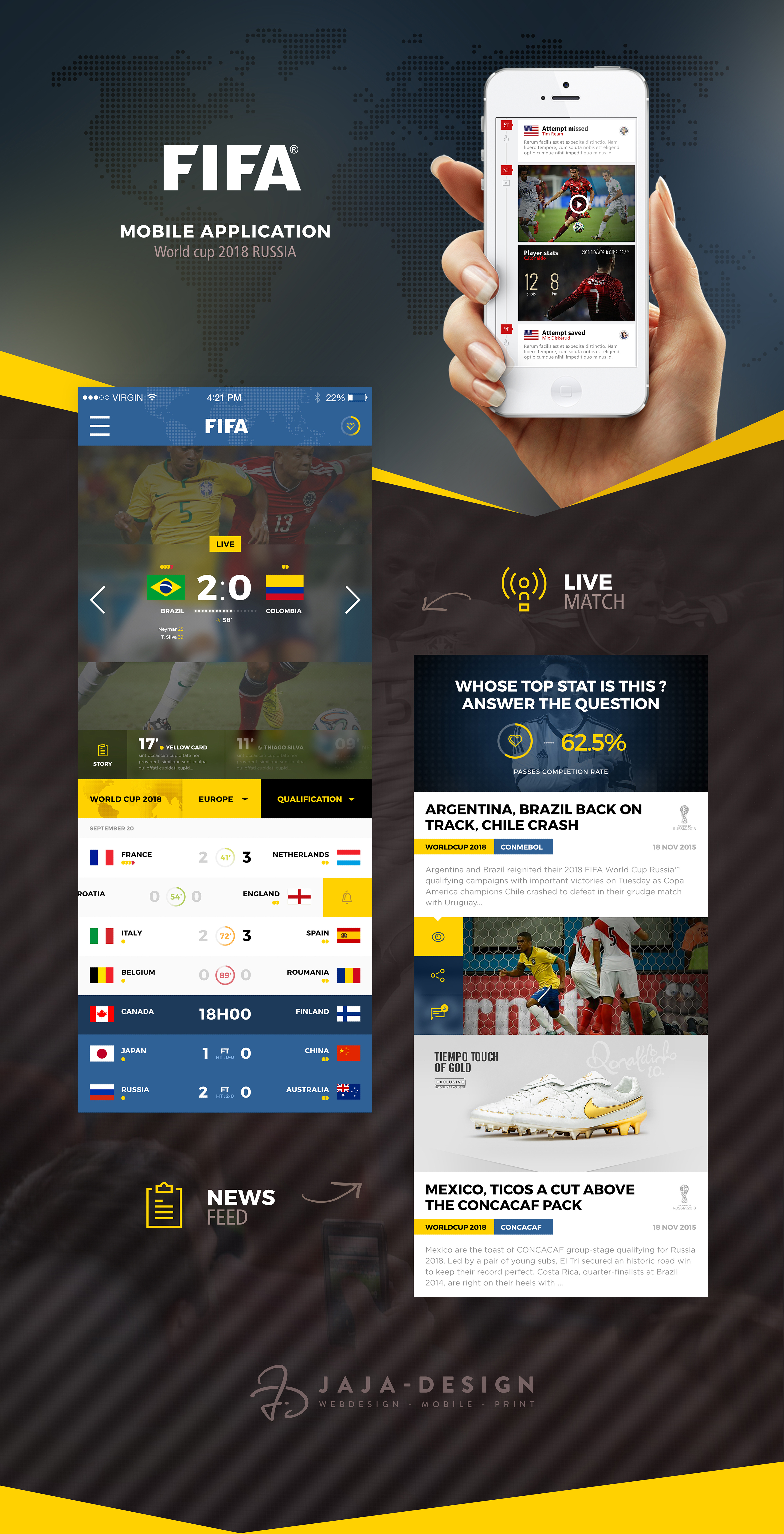 Fifa Mobile App Concept Approach - UI Design By Julien Fischer On Dribbble