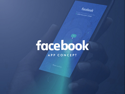 Ui Ux - App concept, Facebook, let’s meet up!