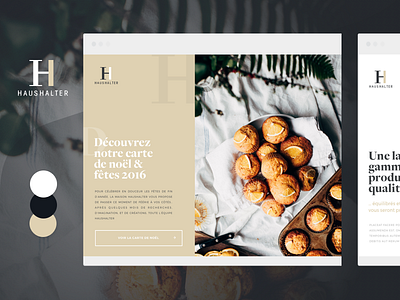 Branding, UI & Print Design - French Bakery bakery design designer freelancer home page interface mockup print design sydney ui ux wireframe