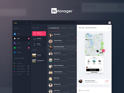 Invision Manager Concept - Desktop APP desktopapp interface invision sketchapp ui uidesign