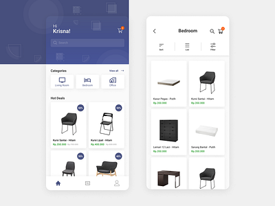 FurniApp design indonesia mobile app mobile app design ui ui ux ui design uidesign uiux user interface