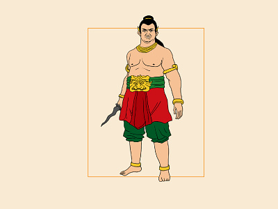 Sang Pembuka: Character 6 illustration vector