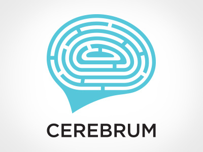 Cerebrum Logo brain brand icon logo modern simple