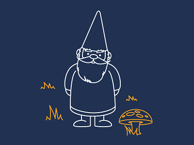 Gnome flat gnome illustration vector