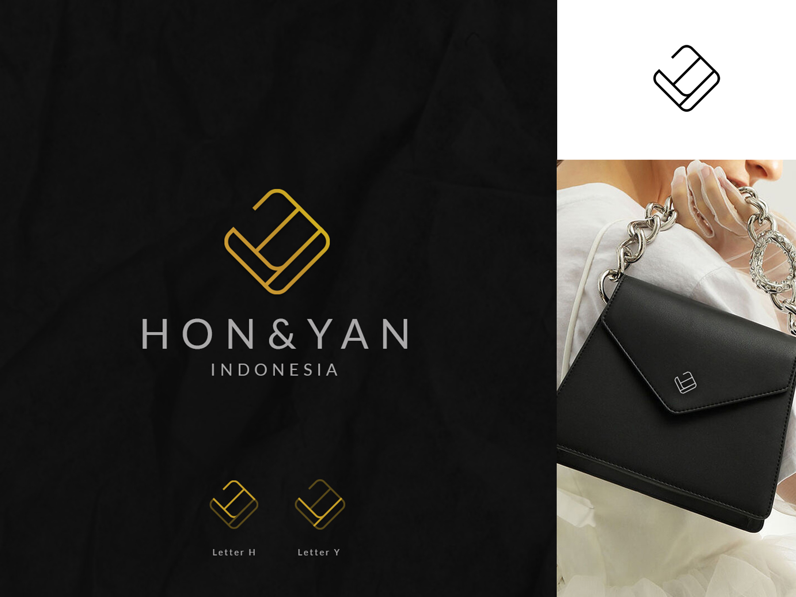 Hon & Yan Logo - Luxury Bag Brand by Molanagus on Dribbble