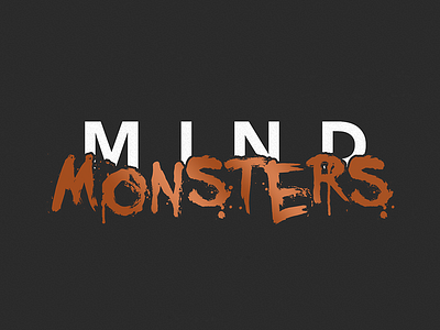 Mind Monsters halloween logo mind monsters