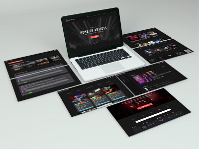 Project5 Musician Platform (Website) design ui uidesign ux uxdesign web web design