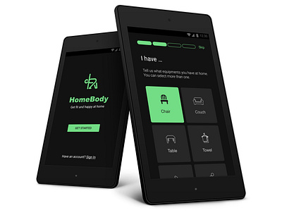 HomeBody Mobile App (Android) android android app android app design app app design design mobile mobile app design mobile design ui uidesign ux uxdesign