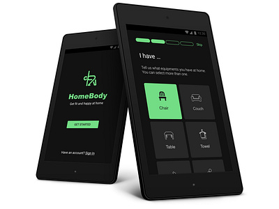 HomeBody Mobile App (Android) android android app android app design app app design design mobile mobile app design mobile design ui uidesign ux uxdesign