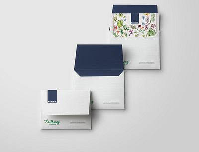 Postcard Envelope branding brochure mockup postcard design