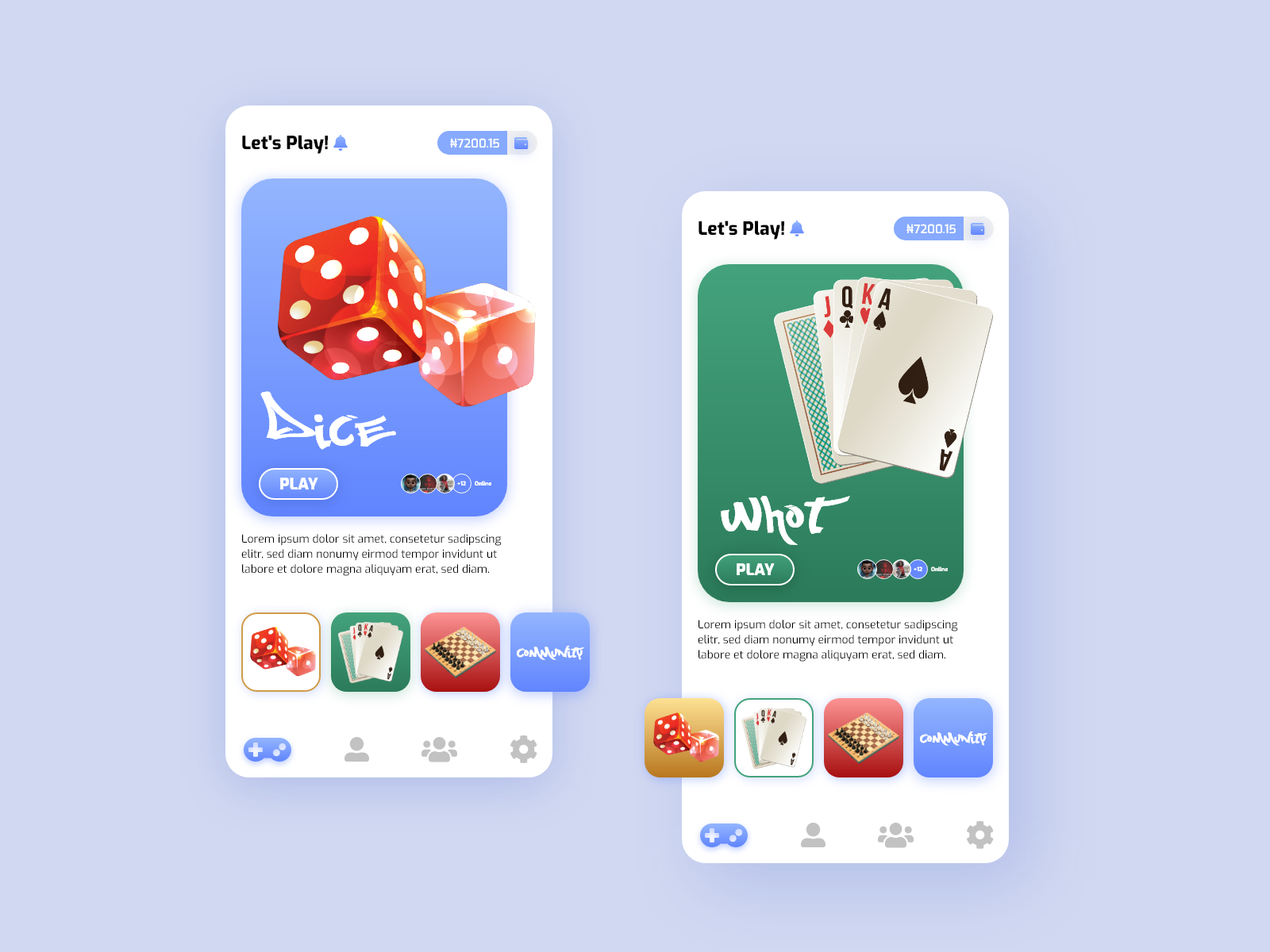 Mobile Board Game UI Design by Tope Ogundele on Dribbble