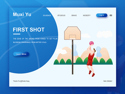 Hello Dribbble! first shot hello dribbble thanks