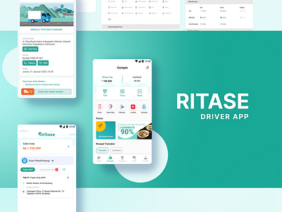 Ritase Driver App design mobile app ui uiux
