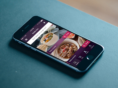 Middle Man iOS App app apple food ios ios app ui design ios app uiux design ios8 app design iphone 6 app ui design restaurant ui ux wireframe