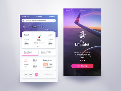 Fly Emirates Booking App