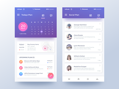 Qplanning App activity android bangladesh color google google design google material design ios app material design schedule social team app