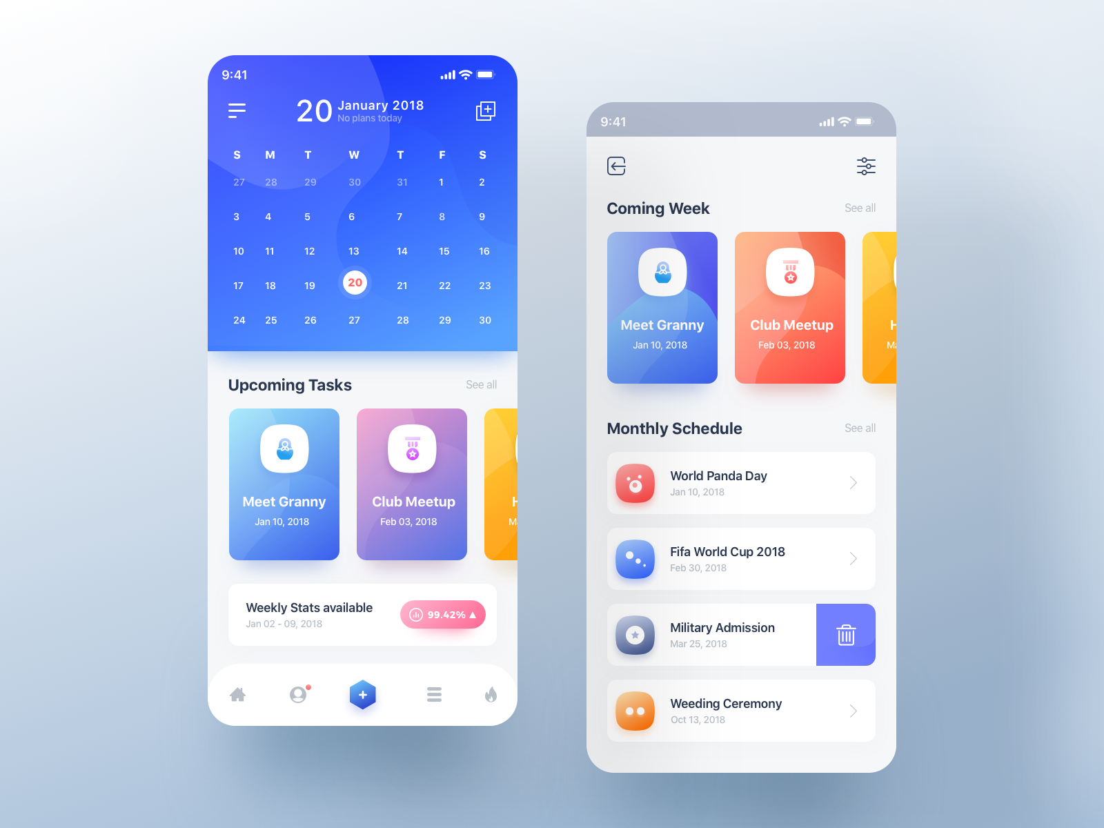 Calo App by Rifayet Uday on Dribbble