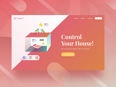 Tempo App Landing Page