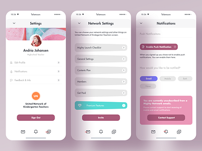 User Settings v3 animation branding design art google google design google material design illustration ios app latest design material design mobile print product design saas design schedule app sketch typography 图标 应用 设计