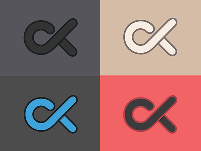 CK Logo identity initials logo logotype monogram personal identity