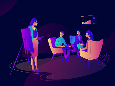 Team branding business business goals colorful communication concept design digital arts flat illustration goals illustration style teamwork ui ux vector vibrant colors web illustration