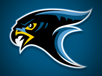 Port Huron Fighting Falcons Head concept falcons fighting hockey logo porthuron sports